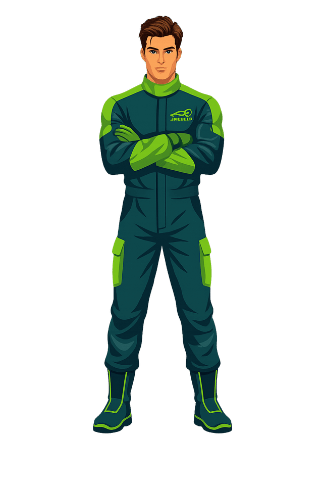 Guide character man